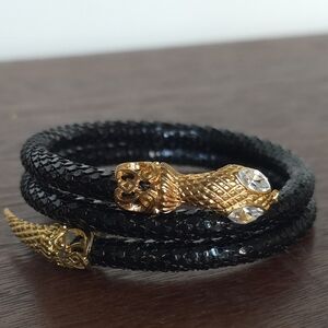 Vintage Snake Bracelet - Cleopatra Bangle Style